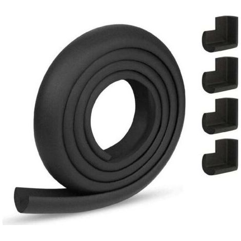 Protection Mousse Sécurité, 2 Mètres Protection des Bords de Meubles et 4 Protecteurs d’Angles (1/5)