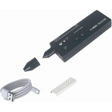 Testeur de diamants rechargeable avec lumière UV, un analyseur de pierres précieuses électronique de haute précision convenant aussi bien aux débutants qu'aux experts. (1/5)
