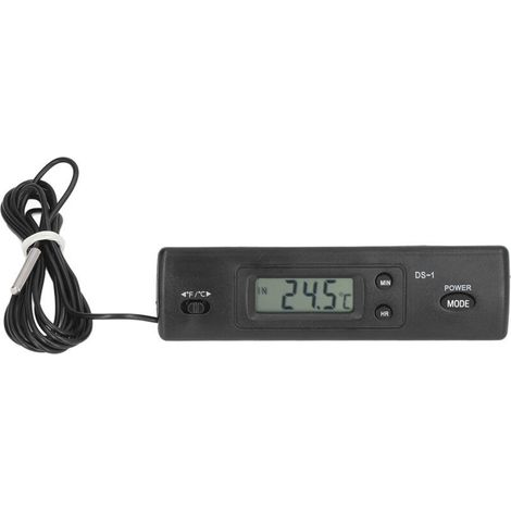 Thermomètre de Température et Humidité Multifonction pour Aquarium, Réfrigérateur, Voiture - Précis et Fiable - Sans Batterie - KZQ (1/5)