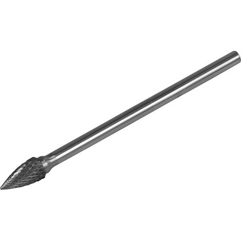 Sealey SDB03XL Tungsten Carbide Rotary Burr Extra-Long Arc Pointed Nose 10mm