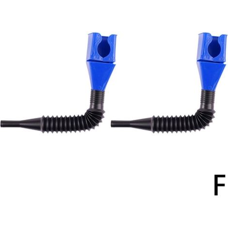 Entonnoir flexible pour outil de drainage, pliable multi-usages, bleu, lot de 2 pièces (1/5)