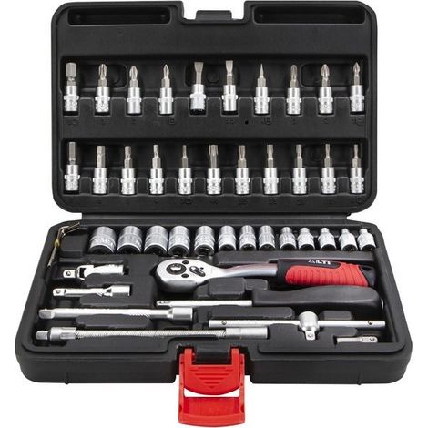 Set Chiavi a Bussola Valigetta Attrezzi in Acciaio 1/4 Professionale Officina