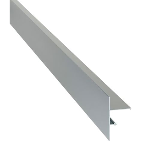 Profilé de finition clipsable pour terrasse sur plots - JOUPLAST - Gris - 100 mm