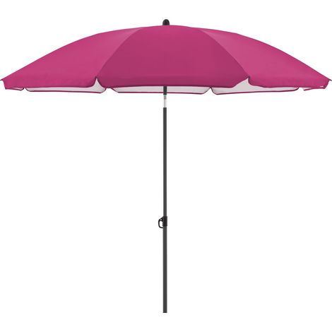 Doppler Sonnenschirm / Gartenschirm Como 160, 160 x 203 cm, pink, Bezug aus 100 % Polyester, Gestell aus Stahl, 6,9 kg (1/5)