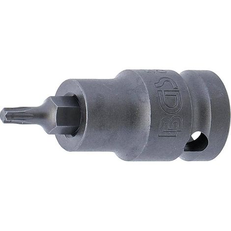 Douille à Embouts à Choc 55 mm - 12,5 mm (1/2), Profil Torx T20 - Résistante et Précise, Acier - D-Work (1/5)