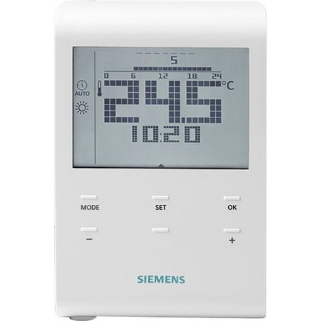 Raumthermostat mit Auto-Zeitschaltprogramm und LCD, Batterie