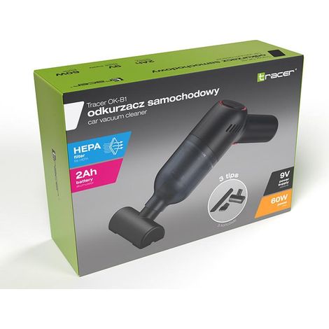 Tracer OK-B1 Aspirateur Noir Compact et Léger (1/3)