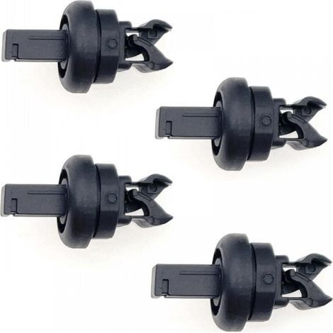 4x Clip pour étagère à colis coffre de voiture 79916JD00A, 7705099001 8200675047 clips de fixation Cintre à cordes pour étagère arrière voiture attaches de retenue de moulure plastique noir (1/5)