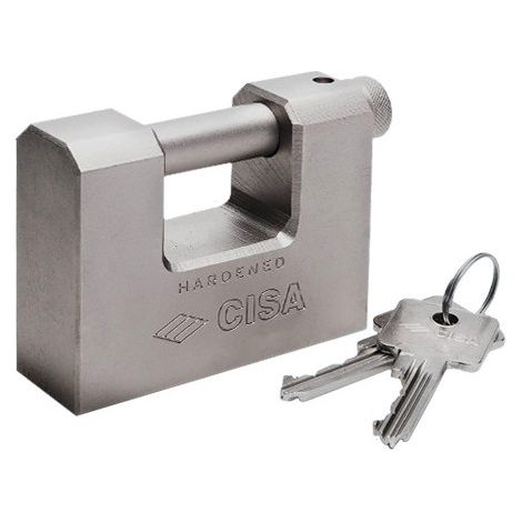 Candado blindado Cisa A28550L 75 mm resistente – seguridad elevada