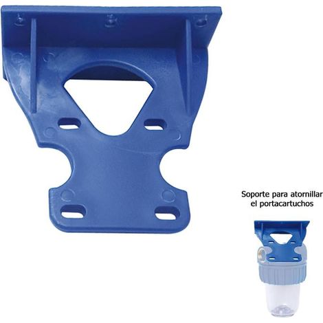 MAURER soporte portacartuchos filtro agua 5 uso domestico , Filtro porta cartuchos - Para portacartuchos de 10- Soporte para montar el filtro de agua.- Material p