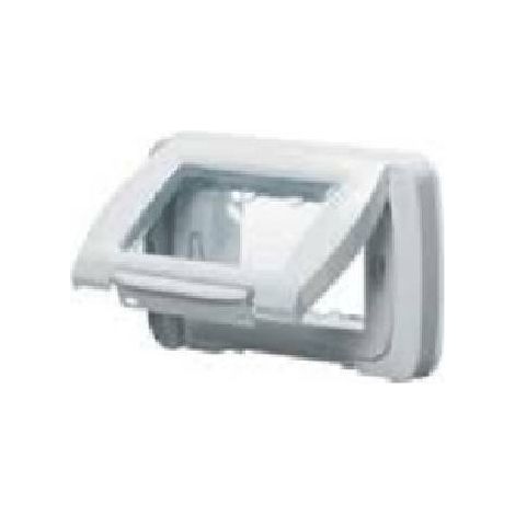 GW22451 Placa Estanca Autoportante 3 Módulos Blanco Nube System