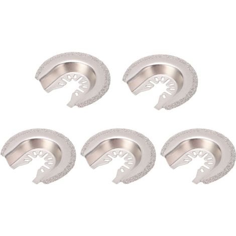5-teiliges Universal-Set mit oszillierenden Diamant-Hartmetallsägeblättern zum Entfernen von Fugenmörtel aus Fliesen, Beton und Mauerwerk (1/4)