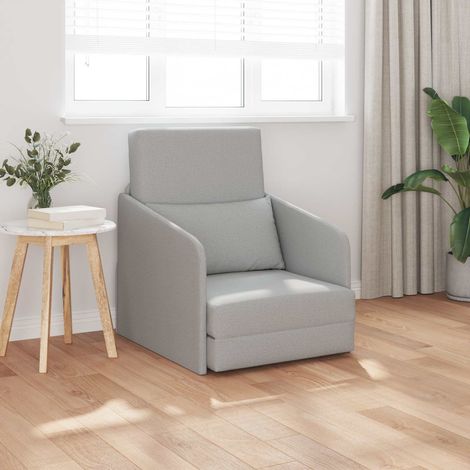 Schlafsofa Wolkengrau 65 x 80 x 83 cm Stoff