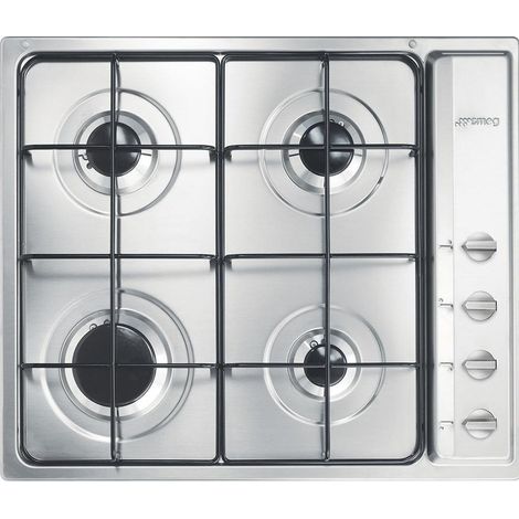 Smeg S64S placa de cocción a gas acero inoxidable 60 cm (1/2)