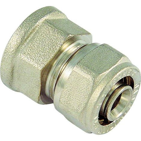 RACCORDO DIRITTO FEMMINA PER TUBO MULTISTRATO MODELLO AL-COBRAPEX 3/4 ø20   TIEMME RACCORDERIE SPA