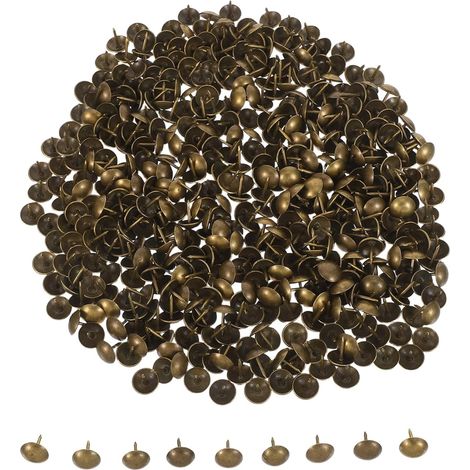 Lot de 500 clous décoratifs vintage en fer pour tissus d (1/5)