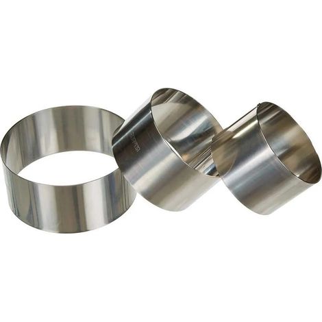 ibili Set von Springformen aus Edelstahl (1/3)
