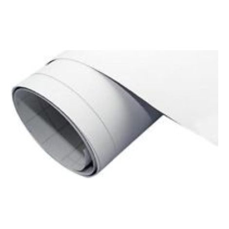 Rouleau de 45x2,5 m de plastique adhA sif blanc brillant auto-adhA sif pour recouvrir les tiroirs sur les parois mobiles