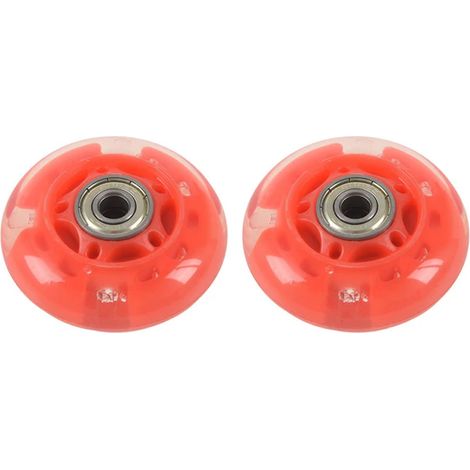 2 Roues, patin à roulettes, rouge, roulement 608ZZ, TPU, pour remplacement (1/5)