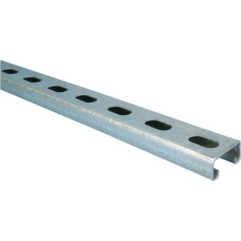 Rail pour portail 3000mm – Acier prégalvanisé – Largeur 41mm – Épaisseur 2mm – Charge maximale élevée – Sikla