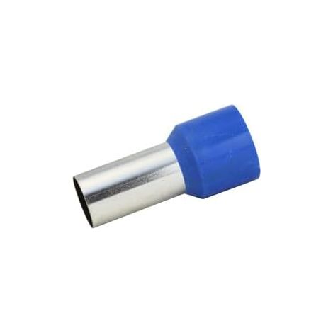 Pack de 50 uds Puntera aisladas para crimpar de color azul  20 mm Electro Dh 31.607/50/20 8430552127009
