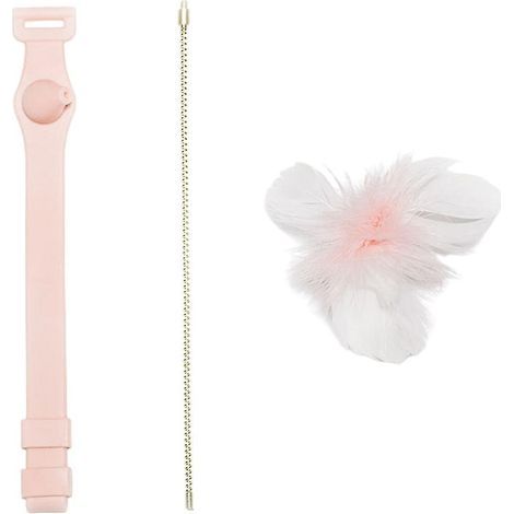 Federangel mit Glöckchen für Wohnungskatzen, ideal zum Spielen und Jagen von Kätzchen. (1/4)