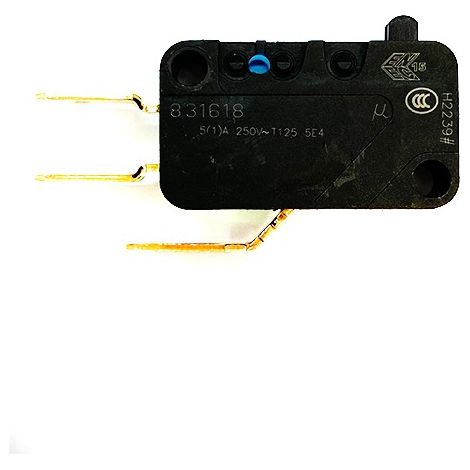 Micro-interrupteur à bouton-poussoir 5A 250V avec 6,3 contacts (1/2)