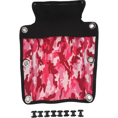 Coussin de plaque dorsale pour plongée technique, tampon pour stabilisateur OMS et HOLLIS, couleur camouflage rose (1/5)