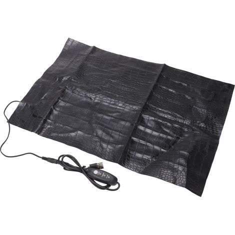Coussin Chauffant Reptile 3 Températures Lavable USB 5V 2A Tapis Thermique Animaux 30x45cm (1/5)
