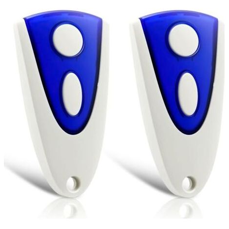 Lot de 2 pièces de rechange pour émetteur manuel Novotron 502, ouvre-porte de garage 433,92 MHz, 2 canaux, télécommande compatible avec l'émetteur manuel Novoferm 502 MAX43-2, Novotron 512 MIX43-2 (1/5)