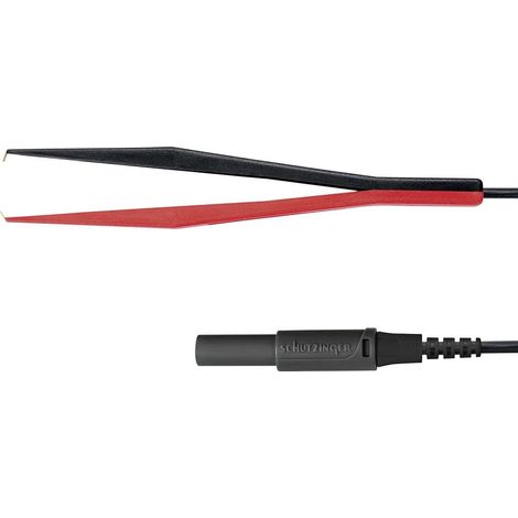 Schützinger KML 7848 Au / PZ / 150 / SW Cordon de mesure mâle 4 mm Pince Kelvin noir 1 pc(s)