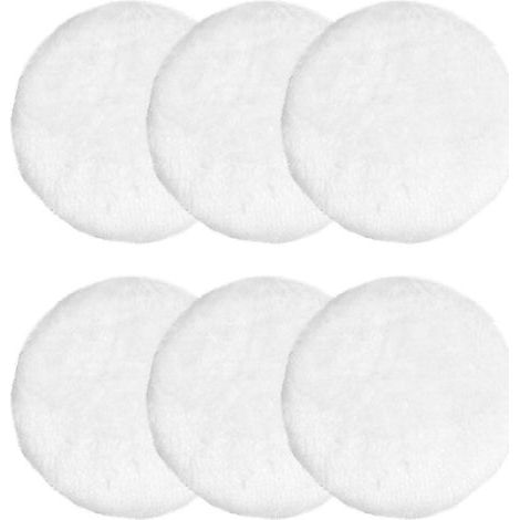 6 Pièces Disques de Polissage en Laine d'Agneau, 125 mm Tampons de Polissage pour Voiture, Tampons de Polissage en Laine Disques de Polissage pour Polisseuse de Voiture (1/5)