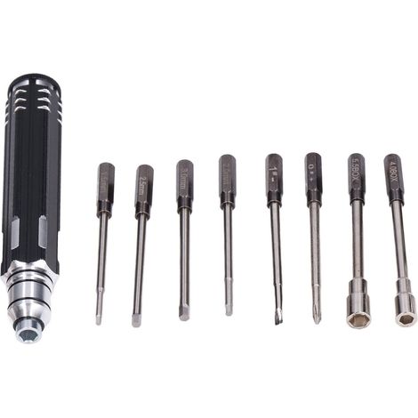 Jeu de Tournevis 8 en 1 pour Maison - Design Simple et Pratique, Outils de Maintenance Haute Résistance (1/5)