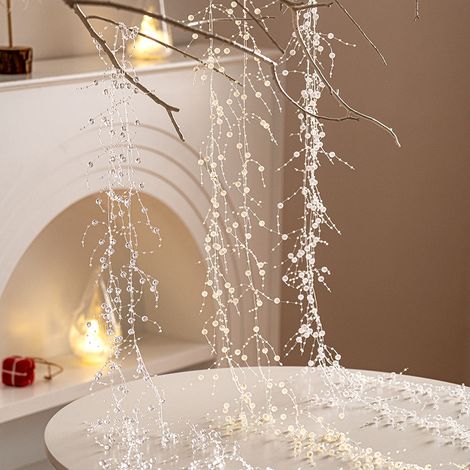 3 pièces de décoration de Noël arbre de Noël bricolage ornements suspendus perles rondes entourant l'atmosphère mise en page de la scène habiller accessoires accessoires (1/4)