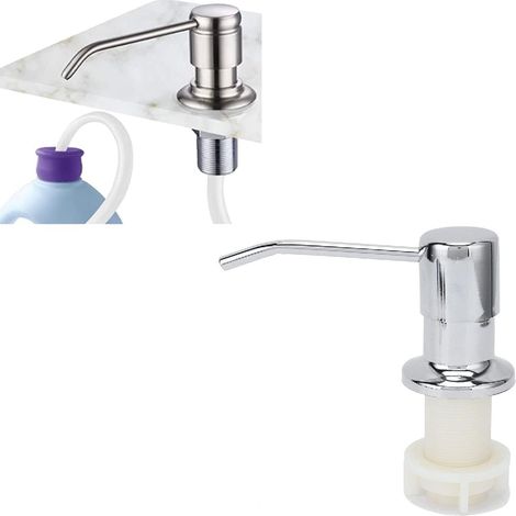 Distributeur Savon Acier Inox pour Tuyau Dégraissage (1/4)