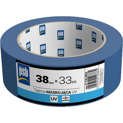 Nastro adesivo blu anti-UV, 38 mm, 33 m