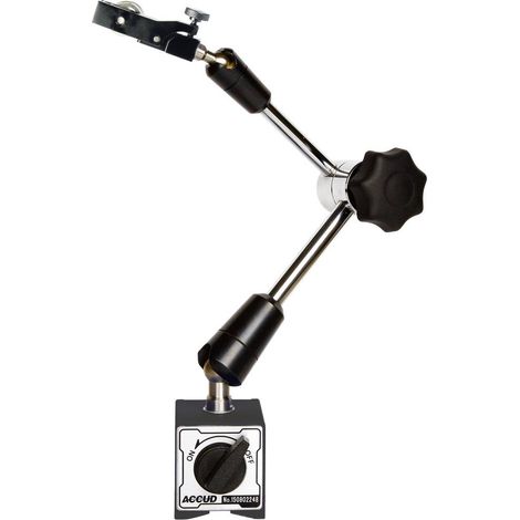 Accud 2521982 Supporto magnetico per comparatore (L x L x A) 85 x 65 x 245 mm