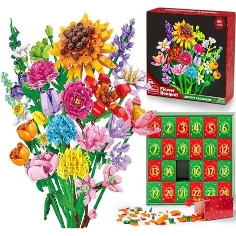 Calendrier de l'Avent Flower Block 2025 Calendrier de l'Avent Flower Block 24 jours – 24 fleurs surprises