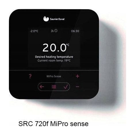 Saunier Duval SRC720f MiPro Sense regulador negro (1/3)