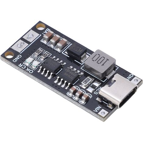 Module de chargeur de batterie 3S Type C vers 12,6 V, chargeur de batterie lithium Boost à contact stable (2 unités, 4 A). (1/5)