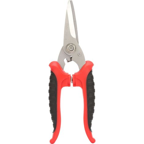 Ciseaux multifonctionnels 3CR13 – Ciseaux d'électricien, jardin, coupe de tôle acier avec lame dent de scie