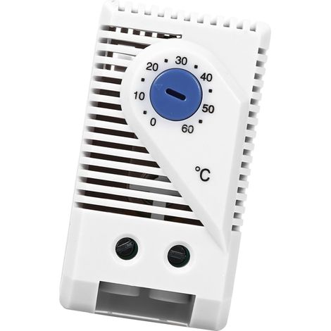 Termostato elettromeccanico regolabile 0-60℃ (pulsante blu)