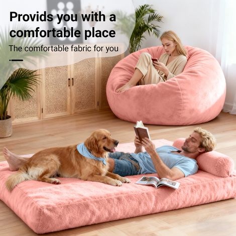 Fauteuil-lit convertible en pouf – Solution de salon 2 en 1 pour le confort intérieur