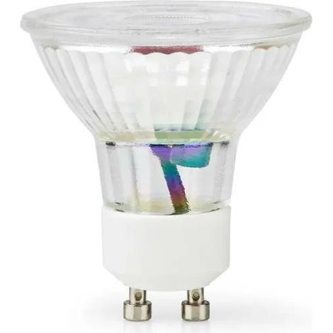 Nedis Bombilla LED GU10 blanco cálido 4,5 W 2700 K