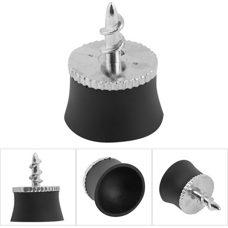 Outil de Récupération de Balle de Golf en Silicone Noir avec Ventouse (1/5)