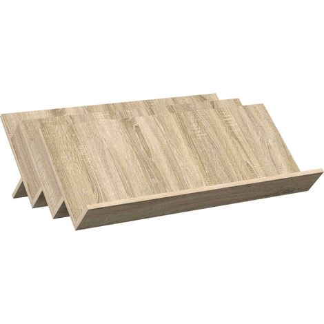 Maison Exclusive - Scaffale per riviste Rovere Sonoma 90 x 53 x 28,5 cm