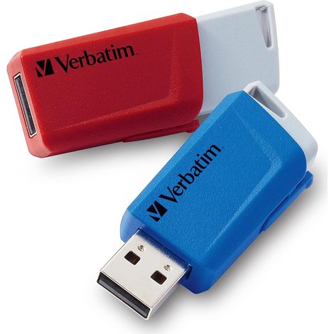Verbatim Store 'n' Click USB 3.2 Gen 1 - 2x32GB - Blue/Red (1/5)