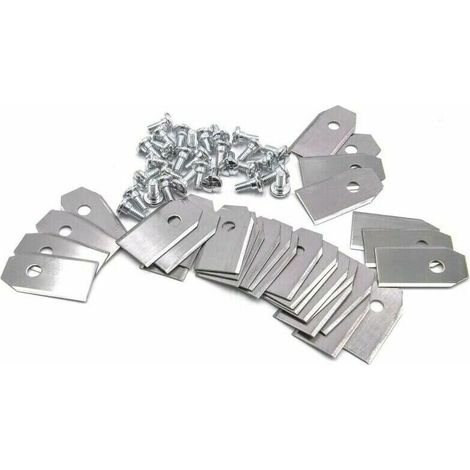 YMYNY 30x lames compatible avec Husqvarna Automower 105 108 210C 220AC 305 308 308x 310 315 320 330X 420 430X 440 450X G1 G2 et autres (acier, 0.75mm) (1/3)