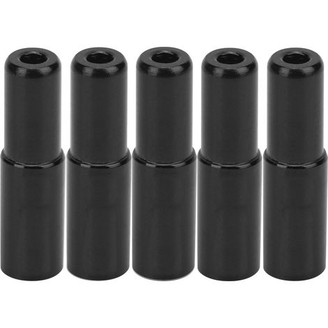 Capuchon de câble de frein 5 mm en alliage d'aluminium pour VTT, noir (1/5)
