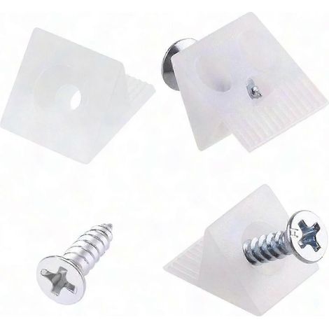100er-Packung Reparaturplatten für Möbelschubladen, Befestigungsbasis (1/4)